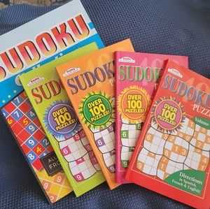 5 SUDOKU Kappa,brand new puzzle books 550 total in these! Spring break!Vacation